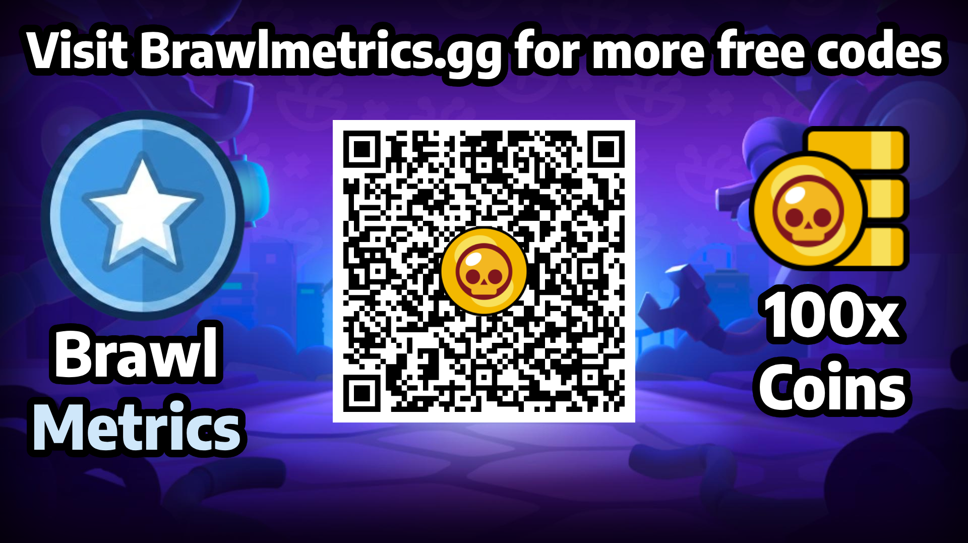 100x Coins free reward QR code